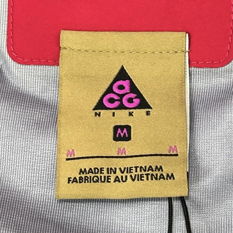 ナイキ エィシージー NIKE ACG ジャケット、上着 ジャンパー、ブルゾン GORE-TEX JACKET RACER PINK ゴアテックス ジャケット マウンテンパーカー ラッシュピンク BQ3445-666 M ロゴ、文字 青 / ブルー / blue X 桃 / ピンク / pink メンズ USED 古着 中古 50154261