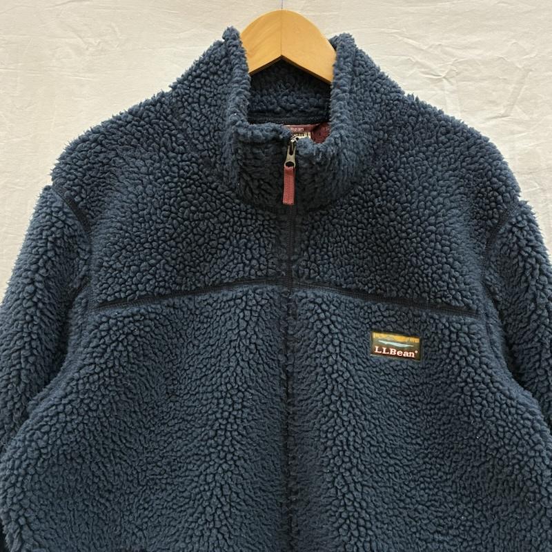 エルエルビーン L.L.Bean ジャケット、上着 ジャンパー、ブルゾン Mountain Pile Fleece Jacket マウンテン パイル フリース ジャケット 500365 L ワンポイント X ロゴ、文字 紺 / ネイビー / navy メンズ USED 古着 中古 50154273