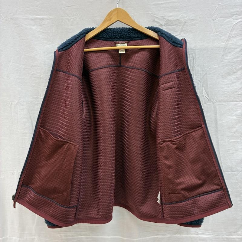 エルエルビーン L.L.Bean ジャケット、上着 ジャンパー、ブルゾン Mountain Pile Fleece Jacket マウンテン パイル フリース ジャケット 500365 L ワンポイント X ロゴ、文字 紺 / ネイビー / navy メンズ USED 古着 中古 50154273