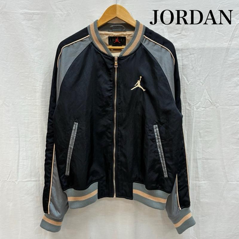 ナイキ NIKE ジャケット、上着 ジャンパー、ブルゾン JORDAN BRAND エアジョーダン ナイロン スーベニア ジャケット スカジャン CD5772-010 M ロゴ、文字 X 刺繍 メンズ USED 古着 中古 50154274