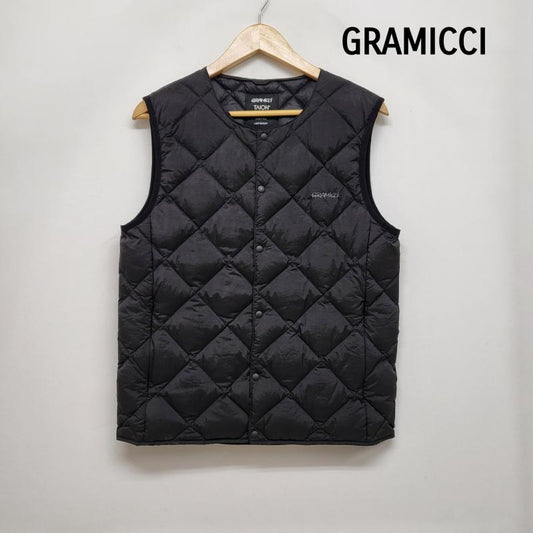 グラミチ GRAMICCI ベスト ベスト タイオン コラボ インナー ダウンベスト G4FU-J100-TG S 黒 / ブラック / black メンズ USED 古着 中古 50154287