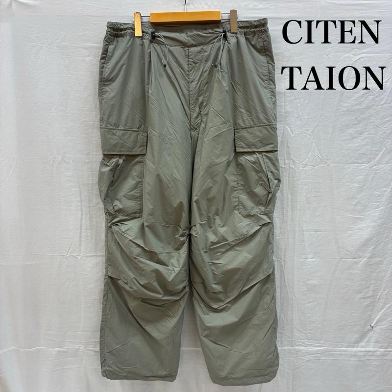 タイオン TAION パンツ ワークパンツ、ペインターパンツ CITEN シテン 24AW ダウン カーゴ パンツ L メンズ USED 古着 中古 50154288