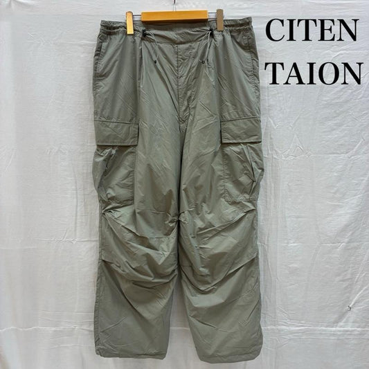 タイオン TAION パンツ ワークパンツ、ペインターパンツ CITEN シテン 24AW ダウン カーゴ パンツ L メンズ USED 古着 中古 50154288