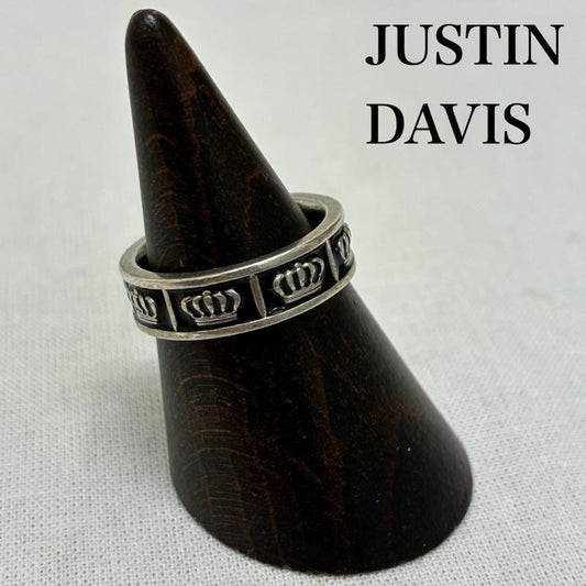 ジャスティンディヴィス JUSTIN DAVIS アクセサリー 指輪 OBSESSION リング エポキシ シャイニーブラック シルバー925 指輪 M 13号 - 銀 / シルバー / silver color X 黒 / ブラック / black メンズ USED 古着 中古 50154297