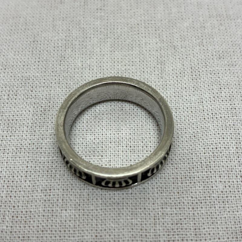 ジャスティンディヴィス JUSTIN DAVIS アクセサリー 指輪 OBSESSION リング エポキシ シャイニーブラック シルバー925 指輪 M 13号 - 銀 / シルバー / silver color X 黒 / ブラック / black メンズ USED 古着 中古 50154297