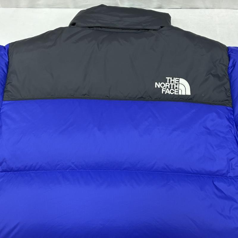 ザノースフェイス THE NORTH FACE ジャケット、上着 ダウンジャケット 1996 RETRO NUPTSE JACKET ヌプシ ダウンジャケット US規格 NF0A3C8D M ロゴ、文字 X 刺繍 青 / ブルー / blue X 黒 / ブラック / black メンズ USED 古着 中古 50154308