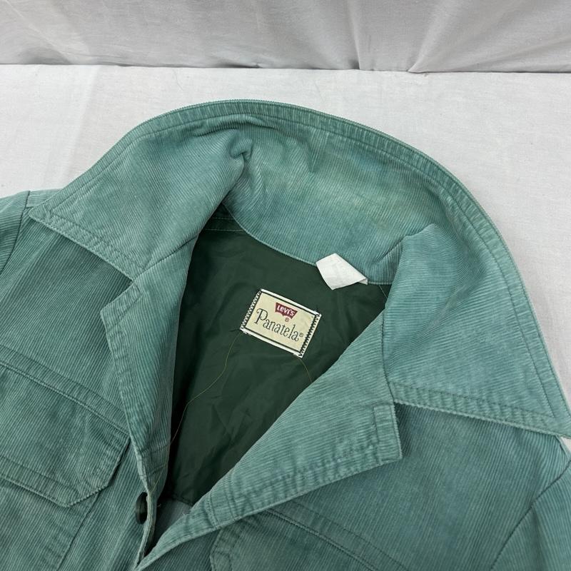 リーバイス Levi s ジャケット、上着 ジャンパー、ブルゾン Panatela パナテラ 70年代 ビンテージ コーデュロイ デカ襟 オープンカラー シャツ ジャケット 70s VINTAGE M メンズ USED 古着 中古 50154318