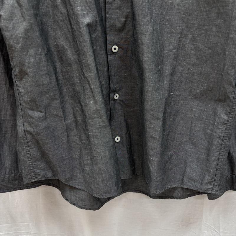 ブラックレーベル・クレストブリッジ BLACK LABEL CRESTBRIDGE シャツ、ブラウス 長袖 コットン リネン シャンブレー 長袖 シャツ 51M16-315-06 3 灰 / グレー / gray メンズ USED 古着 中古 50154319