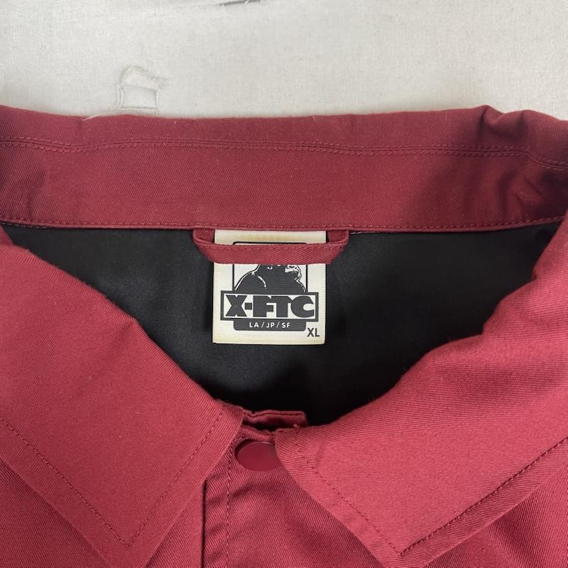 エクストララージ XLARGE ジャケット、上着 ジャケット、ブレザー FTC Wes Hampton コーチ ジャケット 01161506 XL えんじ / ワインレッド / dark red メンズ USED 古着 中古 50154321
