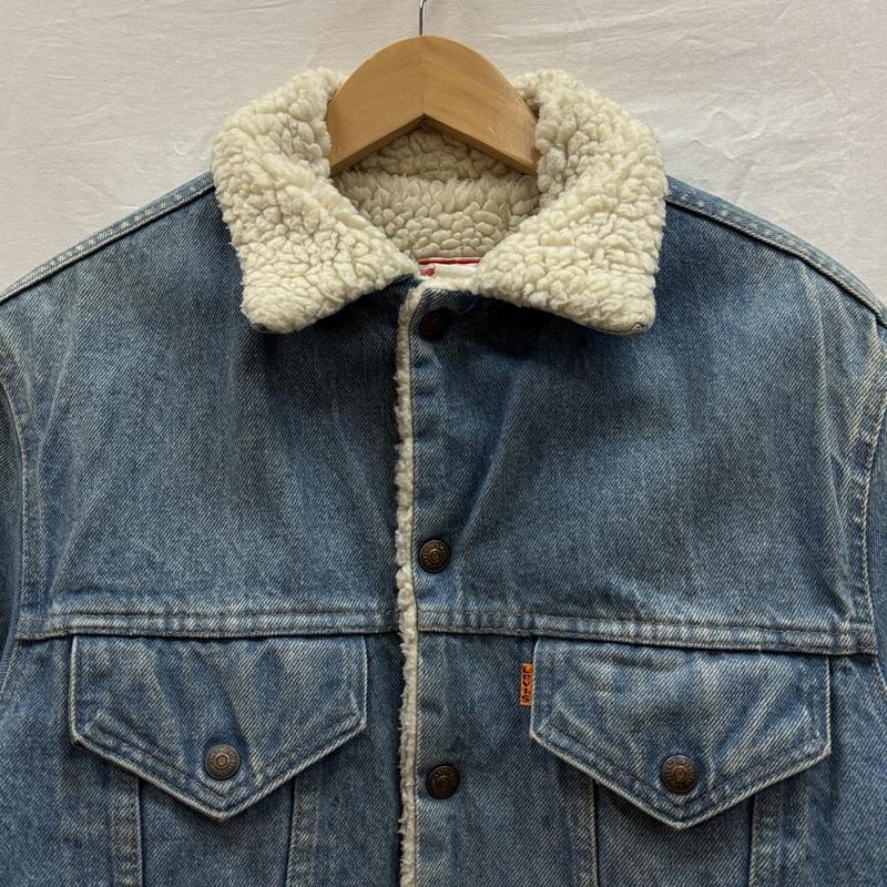 リーバイス Levi s ジャケット、上着 ジャンパー、ブルゾン 70年代 ビンテージ USA製 70608-0213 527刻印 ボア デニム ジャケット オレンジタブ 70s VINTAGE 36 メンズ USED 古着 中古 50154339