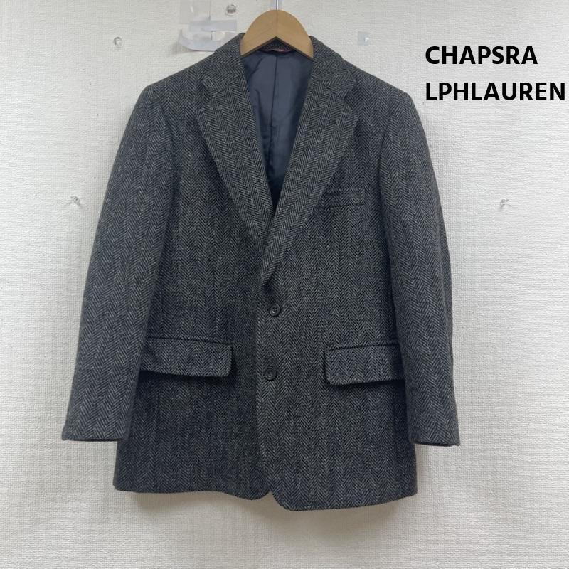 チャップスラルフローレン CHAPSRALPHLAUREN ジャケット、上着 ジャケット、ブレザー 80s ツイード ヘリンボーン テーラード ジャケット 灰 / グレー / gray メンズ USED 古着 中古 50154354