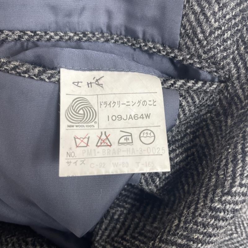 チャップスラルフローレン CHAPSRALPHLAUREN ジャケット、上着 ジャケット、ブレザー 80s ツイード ヘリンボーン テーラード ジャケット 灰 / グレー / gray メンズ USED 古着 中古 50154354