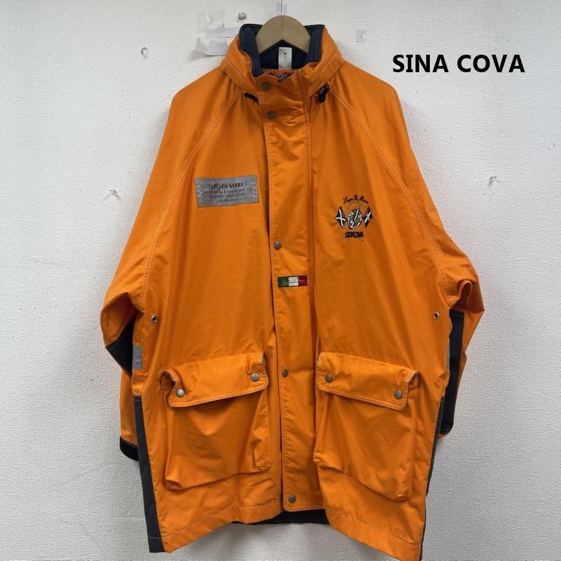 古着 USED ジャケット、上着 ジャンパー、ブルゾン SINA COVA LUPO DI MARE フル ジップ フード付き ジャケット ジャンパー L 橙 / オレンジ / orange メンズ USED 古着 中古 50154358