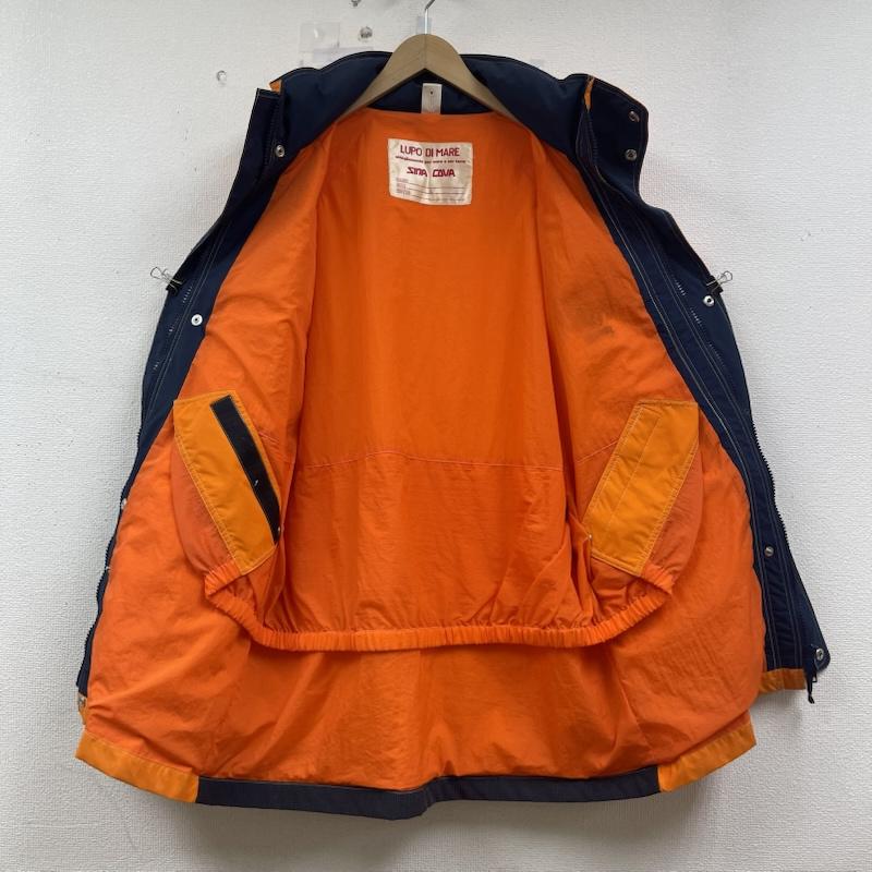 古着 USED ジャケット、上着 ジャンパー、ブルゾン SINA COVA LUPO DI MARE フル ジップ フード付き ジャケット ジャンパー L 橙 / オレンジ / orange メンズ USED 古着 中古 50154358