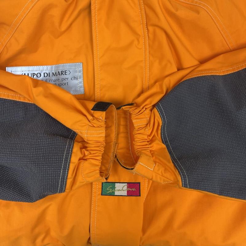 古着 USED ジャケット、上着 ジャンパー、ブルゾン SINA COVA LUPO DI MARE フル ジップ フード付き ジャケット ジャンパー L 橙 / オレンジ / orange メンズ USED 古着 中古 50154358