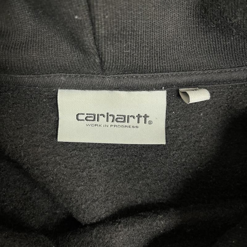 カーハート Carhartt パーカー 長袖 19AW SOPHNET プルオーバー ロゴ 刺繍 パーカー M 黒 / ブラック / black メンズ USED 古着 中古 50154364