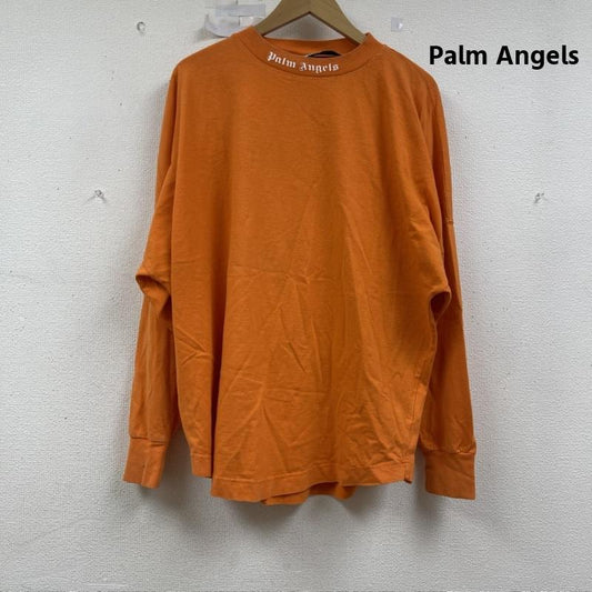 パーム・エンジェルス Palm Angels Tシャツ 長袖 クラシック ロゴ オーバー ロング スリーブ Ｔシャツ M 橙 / オレンジ / orange メンズ USED 古着 中古 50154365