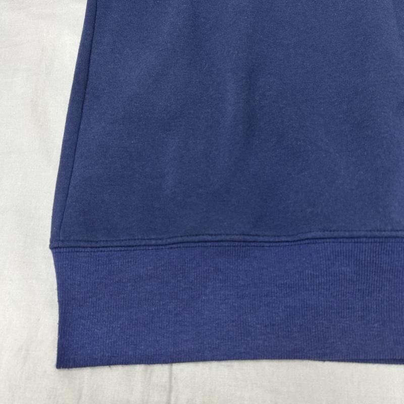 ＵＳフルギ US古着 トレーナー 長袖 90s zorleic USA製 スウェット navy ラインデザイン 刺繍ロゴ L L ロゴ、文字 紺 / ネイビー / navy メンズ USED 古着 中古 50154371