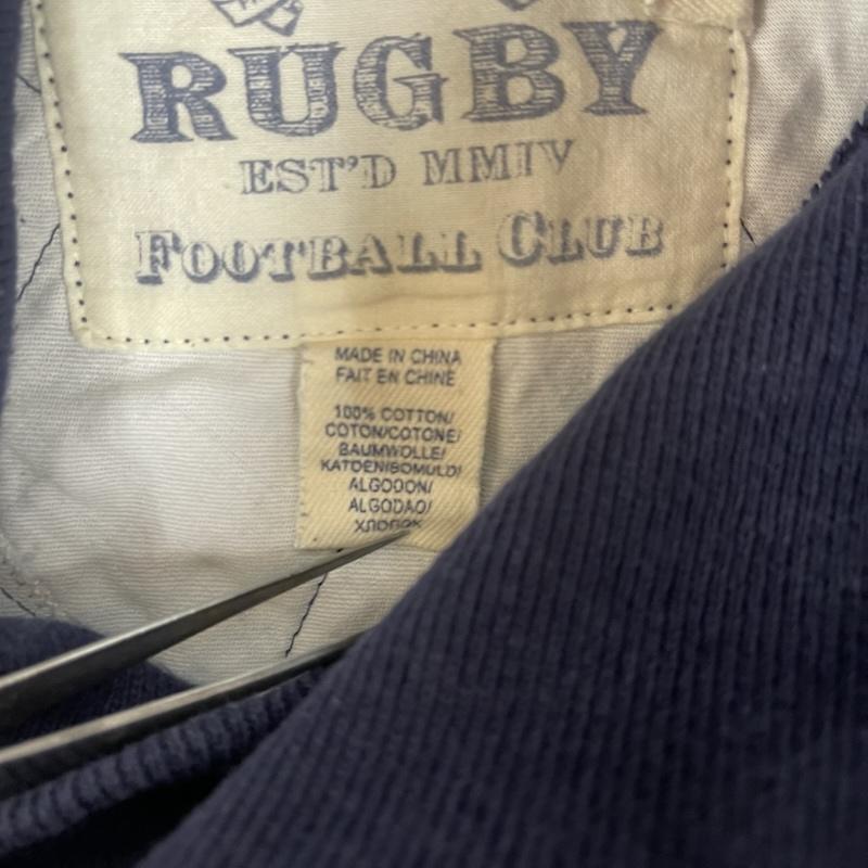 ラルフローレン ラグビー RALPH LAUREN RUGBY トレーナー 長袖 FRC ロゴ 刺繍 ショール スウェット トレーナー S 紺 / ネイビー / navy メンズ USED 古着 中古 50154383