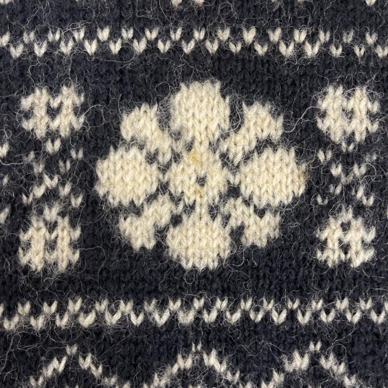 ラルフローレン RALPHLAUREN ニット、セーター 長袖 ノルディック 柄 タートル ネック ニット セーター M 黒 / ブラック / black レディース USED 古着 中古 50154384