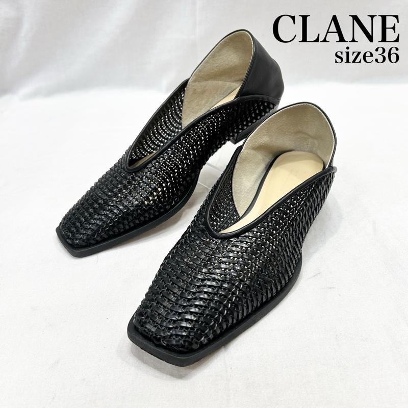 クラネ CLANE サンダル サンダル 10115-8412 2WAYメッシュフラットシューズ black 36 23.0cm 無地 黒 / ブラック / black レディース USED 古着 中古 50154390