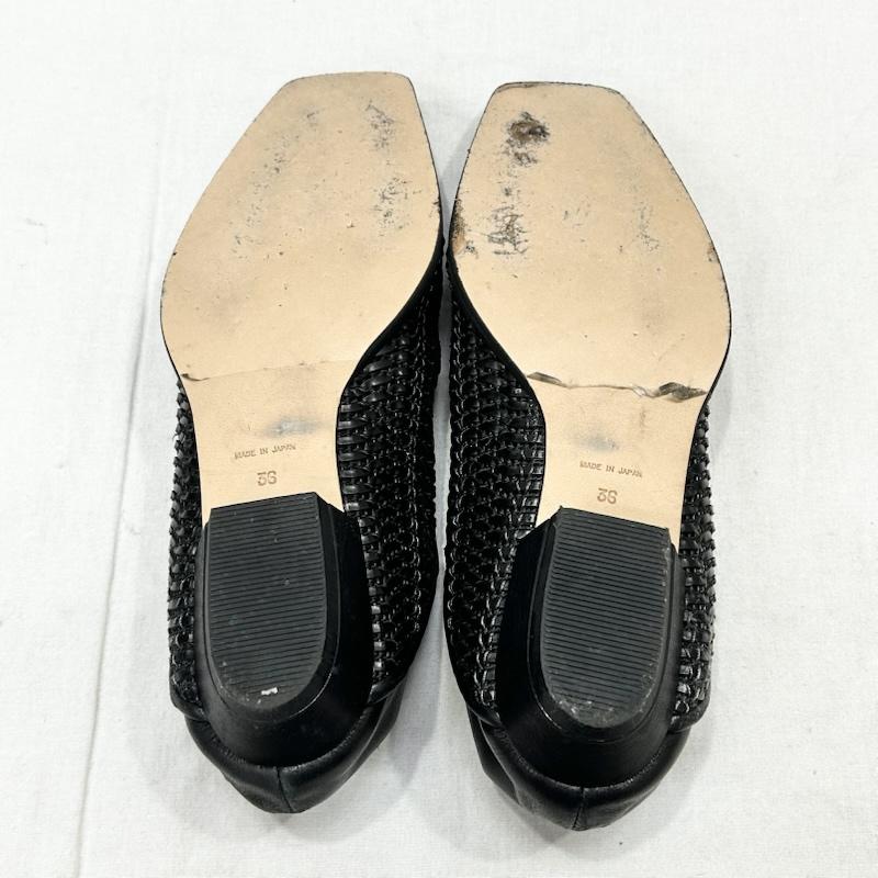 クラネ CLANE サンダル サンダル 10115-8412 2WAYメッシュフラットシューズ black 36 23.0cm 無地 黒 / ブラック / black レディース USED 古着 中古 50154390