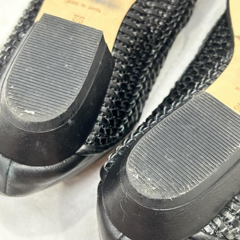 クラネ CLANE サンダル サンダル 10115-8412 2WAYメッシュフラットシューズ black 36 23.0cm 無地 黒 / ブラック / black レディース USED 古着 中古 50154390