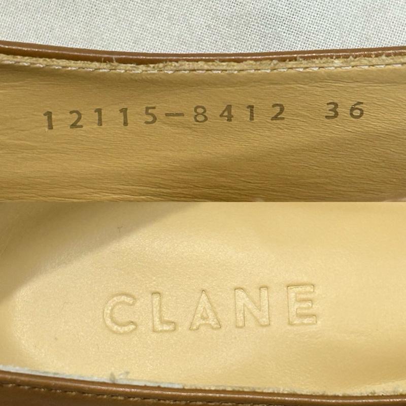 クラネ CLANE パンプス パンプス ASYMMETRY HOLE FLAT SHOES brown 36 23.0cm 無地 茶 / ブラウン / brown レディース USED 古着 中古 50154392