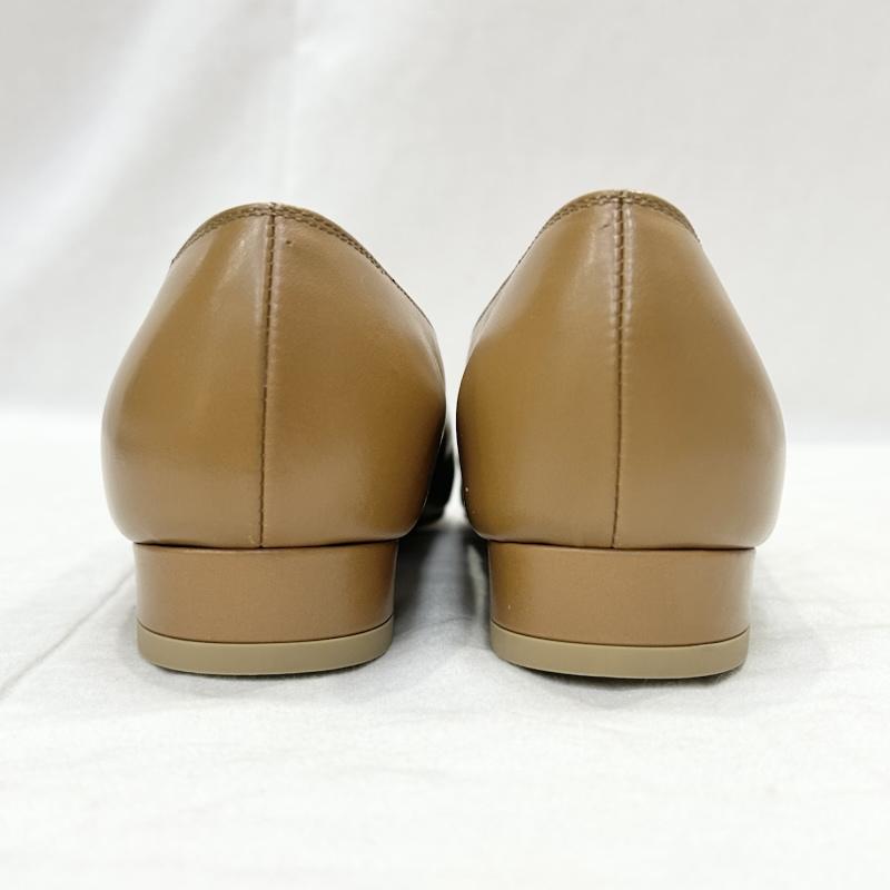 クラネ CLANE パンプス パンプス ASYMMETRY HOLE FLAT SHOES brown 36 23.0cm 無地 茶 / ブラウン / brown レディース USED 古着 中古 50154392