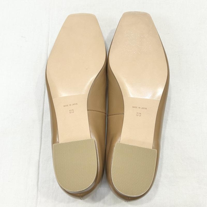 クラネ CLANE パンプス パンプス ASYMMETRY HOLE FLAT SHOES brown 36 23.0cm 無地 茶 / ブラウン / brown レディース USED 古着 中古 50154392