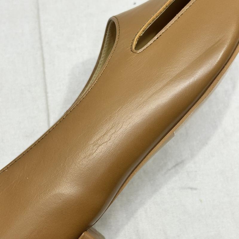 クラネ CLANE パンプス パンプス ASYMMETRY HOLE FLAT SHOES brown 36 23.0cm 無地 茶 / ブラウン / brown レディース USED 古着 中古 50154392