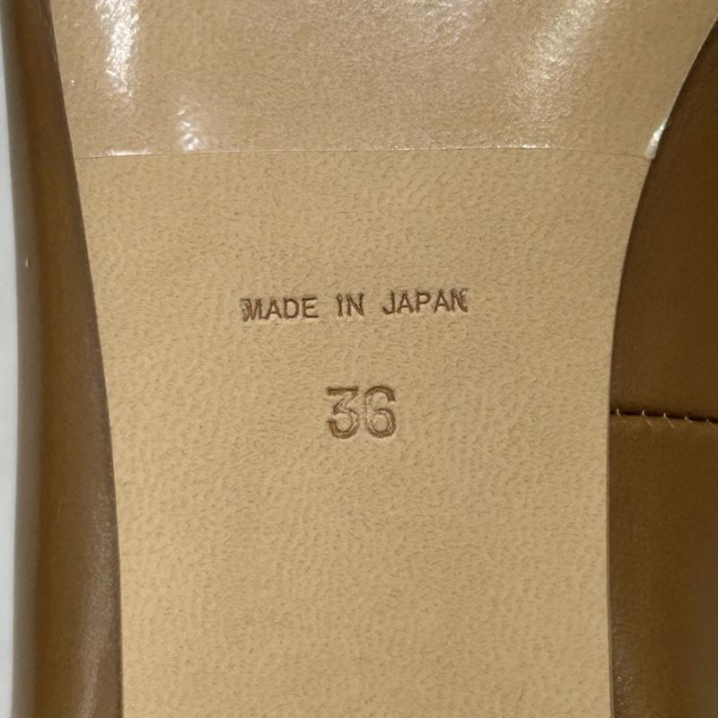 クラネ CLANE パンプス パンプス ASYMMETRY HOLE FLAT SHOES brown 36 23.0cm 無地 茶 / ブラウン / brown レディース USED 古着 中古 50154392