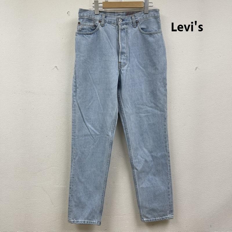 リーバイス Levi s パンツ デニム、ジーンズ 90s 901 524 ハイ ウエスト モンロー デニム パンツ 34インチ 水色 / ライトブルー / メンズ USED 古着 中古 50154397