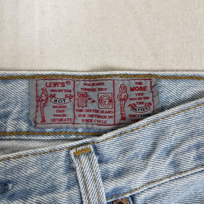 リーバイス Levi s パンツ デニム、ジーンズ 90s 901 524 ハイ ウエスト モンロー デニム パンツ 34インチ 水色 / ライトブルー / メンズ USED 古着 中古 50154397