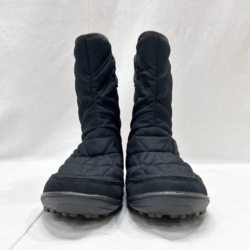 コロンビア Columbia ブーツ ロングブーツ minx slip 3 BLACK US7(24cm) OMINI-HEAT WATERPROOF US：7 ロゴ、文字 黒 / ブラック / black レディース USED 古着 中古 50154398
