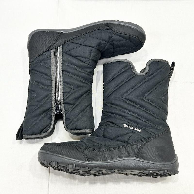 コロンビア Columbia ブーツ ロングブーツ minx slip 3 BLACK US7(24cm) OMINI-HEAT WATERPROOF US：7 ロゴ、文字 黒 / ブラック / black レディース USED 古着 中古 50154398