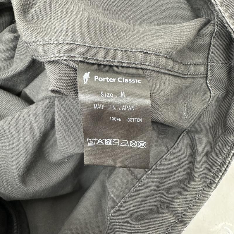 ポータークラシック Porter Classic パンツ チノパン SATCHIMO CHINOS サッチモチノズ タック バルーン チノ パンツ M チャコールグレー / チャコールグレー / メンズ USED 古着 中古 50154400