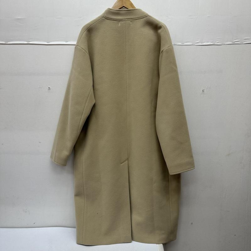 ゴールド GOLD コート コート一般 東洋エンタープライズ ウール ノーカラー コート GL14266 L ベージュ / ベージュ / beige メンズ USED 古着 中古 50154402