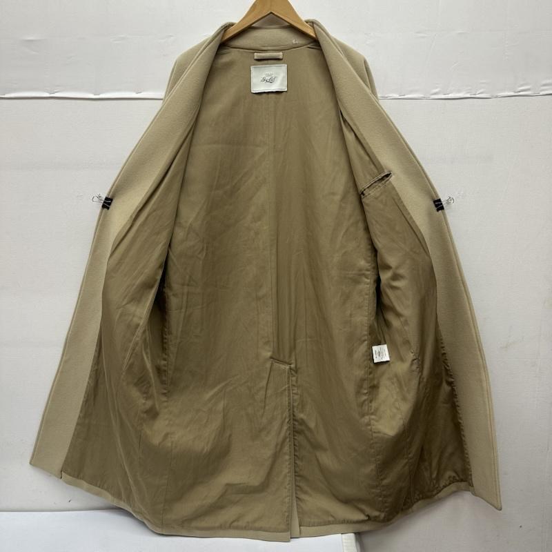 ゴールド GOLD コート コート一般 東洋エンタープライズ ウール ノーカラー コート GL14266 L ベージュ / ベージュ / beige メンズ USED 古着 中古 50154402