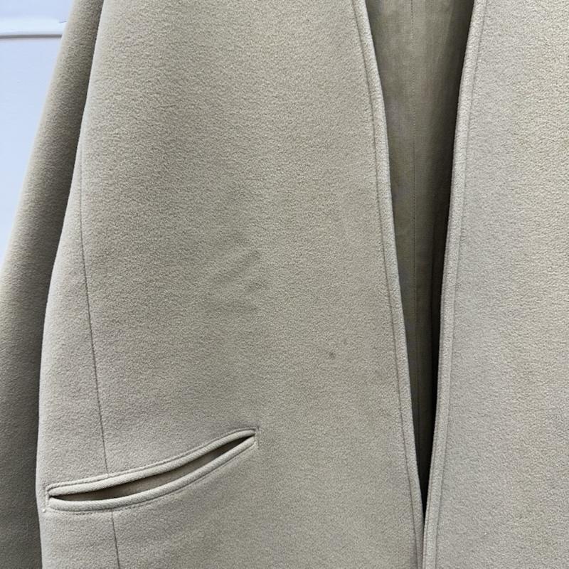ゴールド GOLD コート コート一般 東洋エンタープライズ ウール ノーカラー コート GL14266 L ベージュ / ベージュ / beige メンズ USED 古着 中古 50154402
