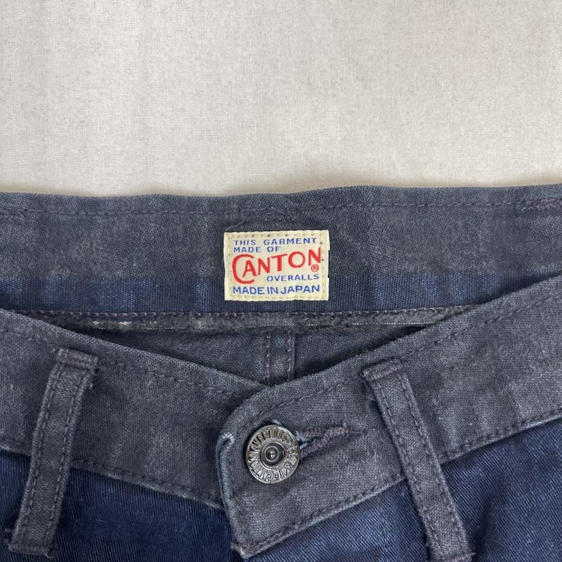 キャントン CANTON パンツ デニム、ジーンズ 日本製 コットン ストレート デニム パンツ 201ids 30 紺 / ネイビー / navy メンズ USED 古着 中古 50154405
