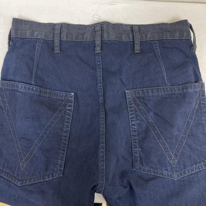 キャントン CANTON パンツ デニム、ジーンズ 日本製 コットン ストレート デニム パンツ 201ids 30 紺 / ネイビー / navy メンズ USED 古着 中古 50154405