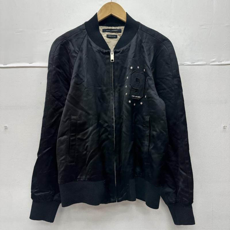 マークジェイコブス MARCJACOBS ジャケット、上着 ジャンパー、ブルゾン Patched bomber jacket レーヨン ボンバー ジャケット 84AM030247425 46 黒 / ブラック / black レディース USED 古着 中古 50154407