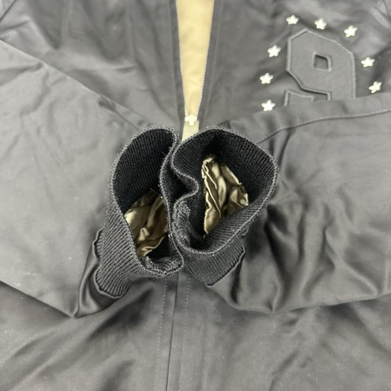 マークジェイコブス MARCJACOBS ジャケット、上着 ジャンパー、ブルゾン Patched bomber jacket レーヨン ボンバー ジャケット 84AM030247425 46 黒 / ブラック / black レディース USED 古着 中古 50154407