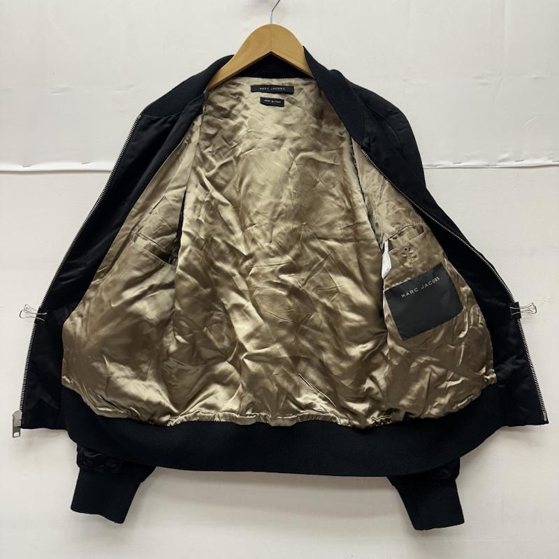 マークジェイコブス MARCJACOBS ジャケット、上着 ジャンパー、ブルゾン Patched bomber jacket レーヨン ボンバー ジャケット 84AM030247425 46 黒 / ブラック / black レディース USED 古着 中古 50154407