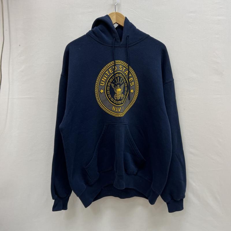 ヴィンテージ VINTAGE パーカー 長袖 90s USA製 U.S. NAVY パーカー スウェットパンツ セットアップ - 紺 / ネイビー / navy メンズ USED 古着 中古 50154416