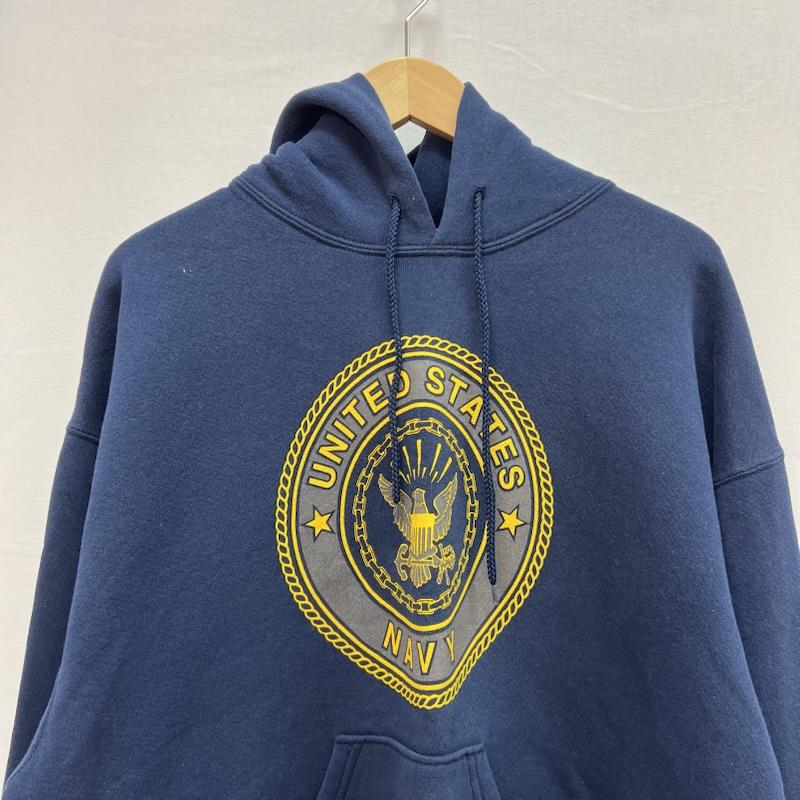 ヴィンテージ VINTAGE パーカー 長袖 90s USA製 U.S. NAVY パーカー スウェットパンツ セットアップ - 紺 / ネイビー / navy メンズ USED 古着 中古 50154416
