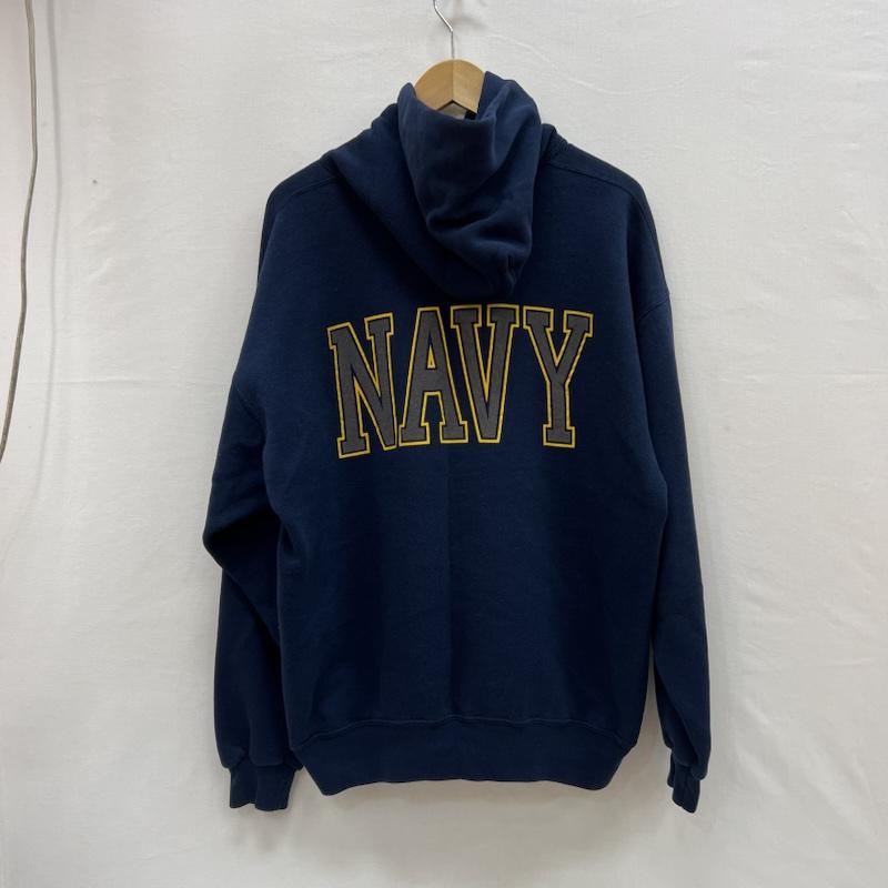 ヴィンテージ VINTAGE パーカー 長袖 90s USA製 U.S. NAVY パーカー スウェットパンツ セットアップ - 紺 / ネイビー / navy メンズ USED 古着 中古 50154416