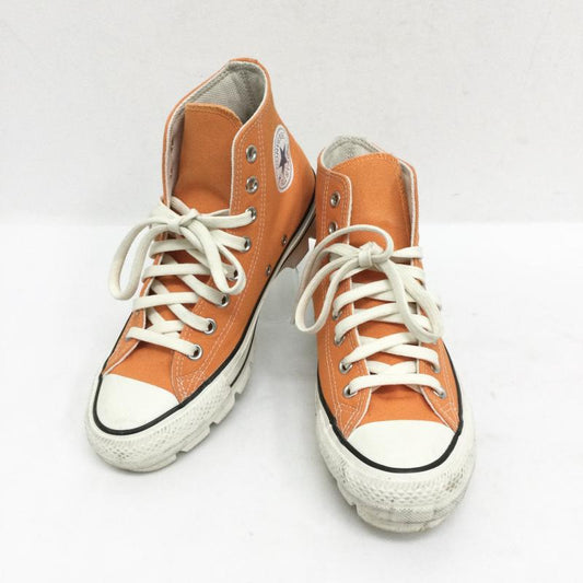 コンバース CONVERSE スニーカー スニーカー コンバース スニーカー ハイカット 厚底 レディース 靴 converse オールスター チャンク HI カジュアルシューズ チャンキーソール 25.0cm 橙 / オレンジ / orange レディース USED 古着 中古 50154417