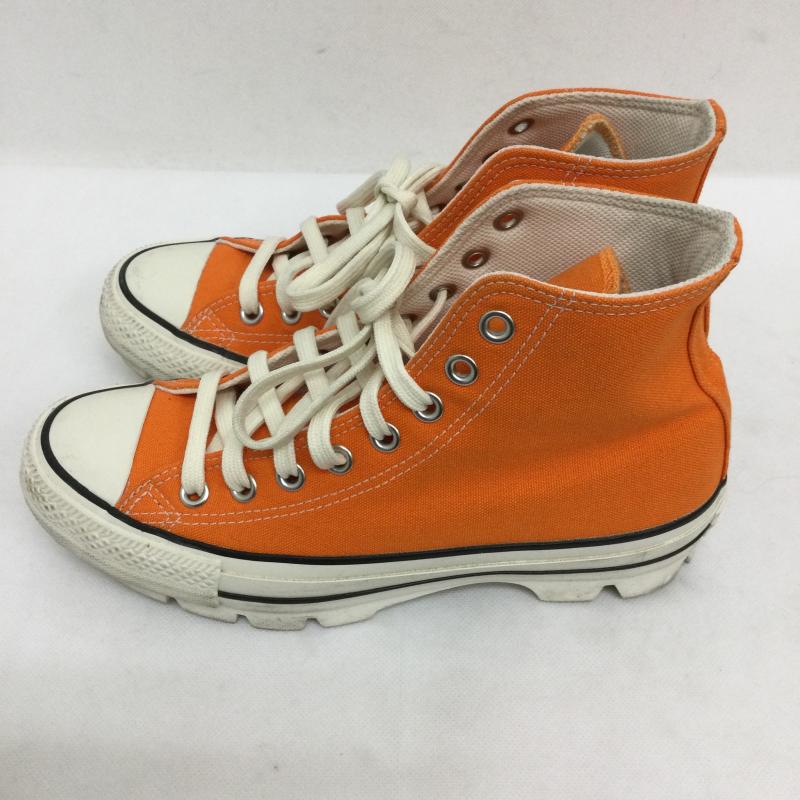 コンバース CONVERSE スニーカー スニーカー コンバース スニーカー ハイカット 厚底 レディース 靴 converse オールスター チャンク HI カジュアルシューズ チャンキーソール 25.0cm 橙 / オレンジ / orange レディース USED 古着 中古 50154417